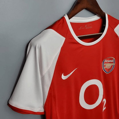 Arsenal Home Shirt 2002-2004 - Football Kit Up