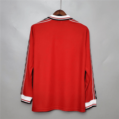 Manchester United Home Shirt 1998-1999 Long Sleeve - Football Kit Up